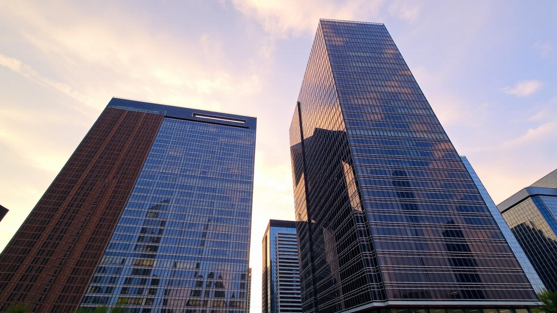 Edificios corporativos modernos